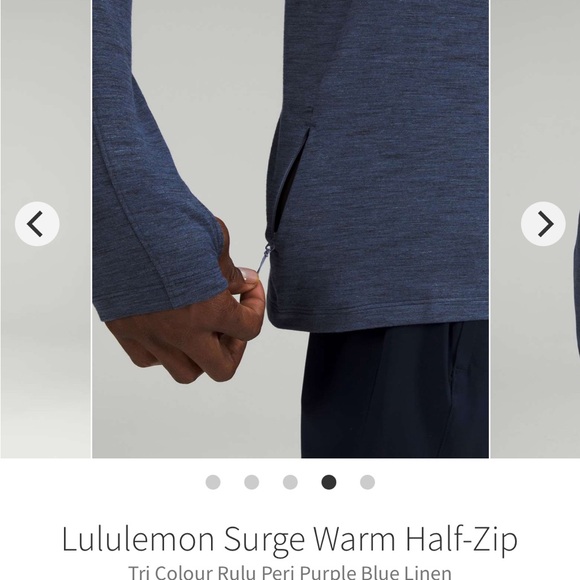 Surge warm 1/2 zip-L-NWT-lululemon - Picture 2 of 5